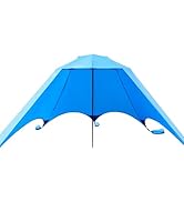 Old Bahama Bay UPF 50+ Easy Set Up Beach Canopy Tent Sun Shade,10.9x9.6 FT Portable Beach Tent Su...