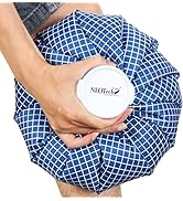 NeoTech Care Ice Bag, Screw Top Fillable, Reusable (Blue Design, 11 inch)