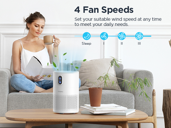 air purifiers with 4 fan speeds