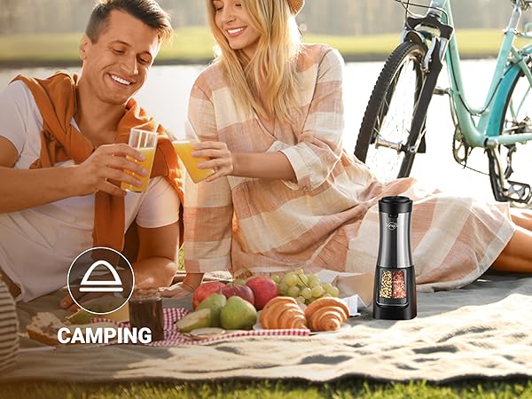 electric salt and pepper grinder set rechargeable