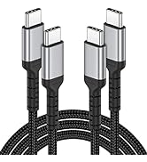 6ft USB C to C Cable Long, 2Pack USB Type C to Type C Cable Fast Charging Android Charger Cord US...