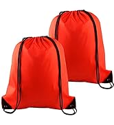 KUUQA 2Pcs Drawstring Backpack Bags Cinch Sack Bulk String Backpack Storage Bag
