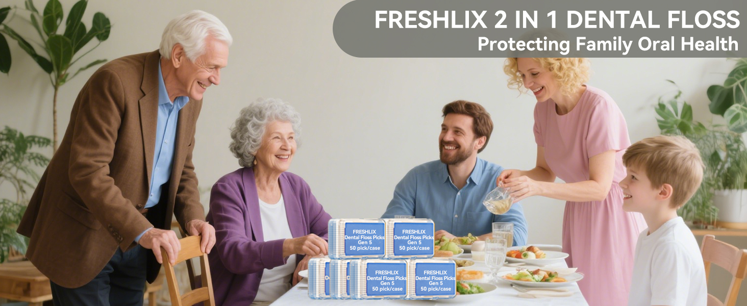 Freshlix Tooth Picks Flosser