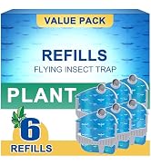 Compact Plant Flying Insect Trap Refill Kit &amp; 6 Cartridges - Compatible with M577 - Replacement 1...