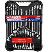 WORKPRO 32-piece Combination Wrench Set, Metric &amp; SAE