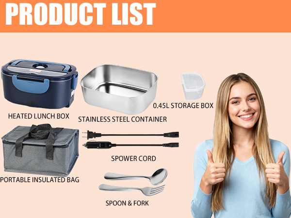 lunch box that heats up food