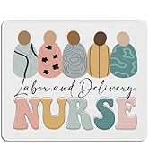TopXmai Labor and Delivery Nurse Mouse Pad for Desk, Newborn Baby Theme Mouse Pads Mousepad for C...