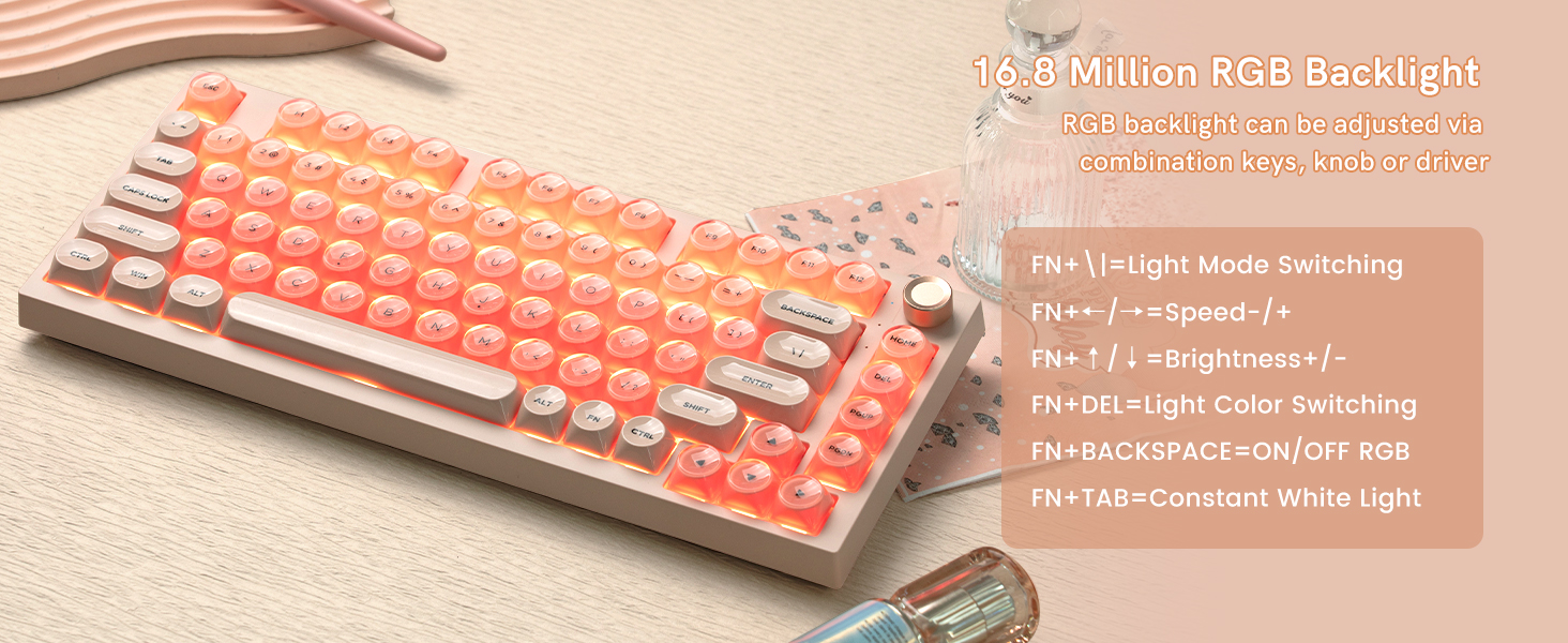 16.8 Million RGB Backlight