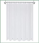 Shower Curtain Liner with 6 Magnets Clear PEVA 8G Thick &amp;amp; Heavy , Waterproof 72 x 72 inch, Clear…