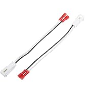 Hihaha Front/Dash Tweeters Speaker Wiring Harness Adapter Connector Plug for Dodge for Ram 1500 0...