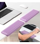 Hsurbtra L-Shaped Desk Elbow Pad, 2-Piece Soft Memory Foam Elbow Support Padding with Non-Slip Ru...