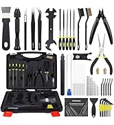 PRINZIO 61-Piece 3D Printer Tool Kit &amp; Accessories with Hard Case, Deburring Tool, Craft Knife, H...