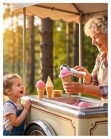 heated ice cream scoop rechargeable