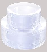 clear plastic plates