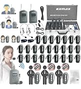 EXMAX EX-388 Wireless Tour Guide System Voice Audio Transmission for School Teaching Conference C...