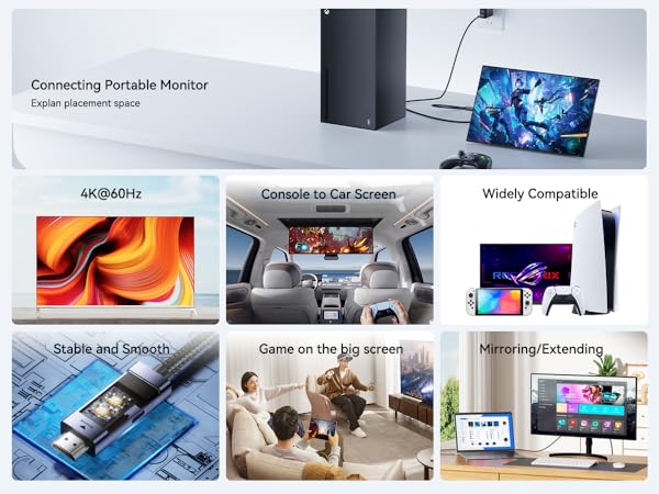 Collection of business-related images showing laptops, monitors, and office setups with various digital displays and work environments.
