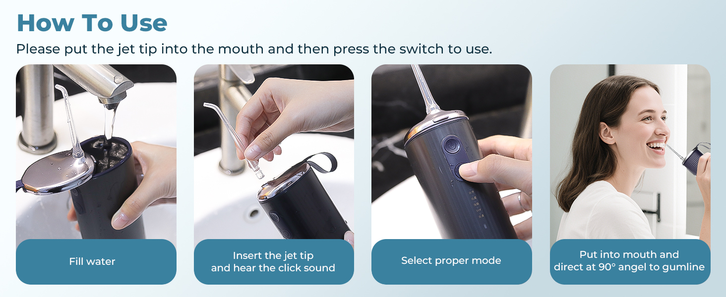 cordless water flosser