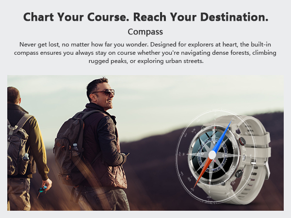 smartwatch with compass
