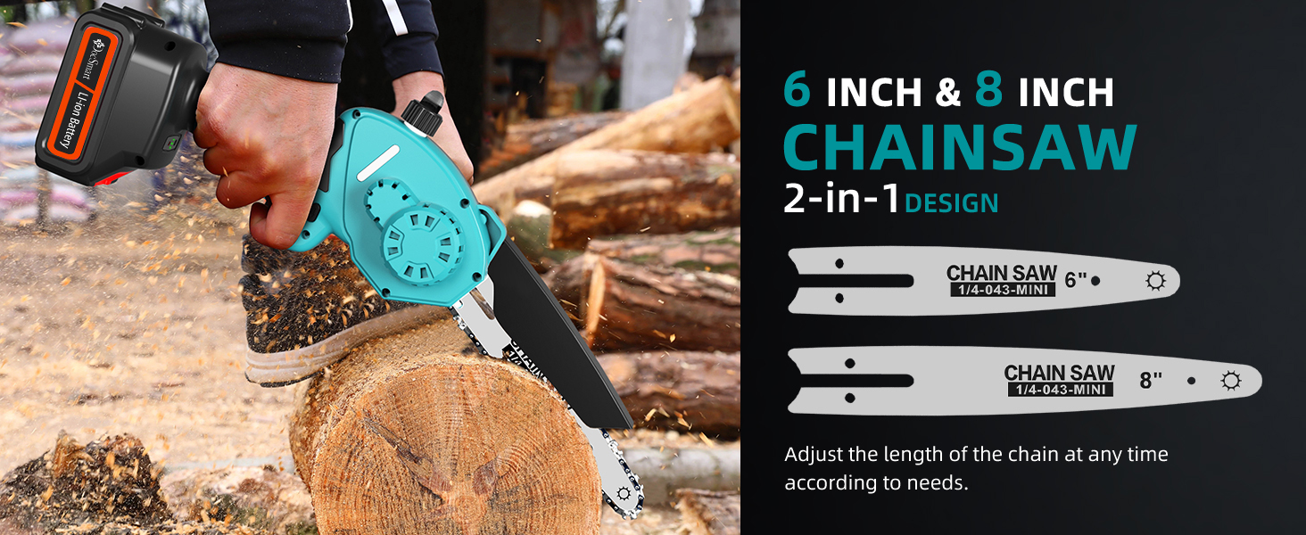 mini chainsaw cordless