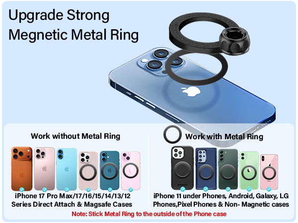 Compatible with 4-7 inch mobile phones