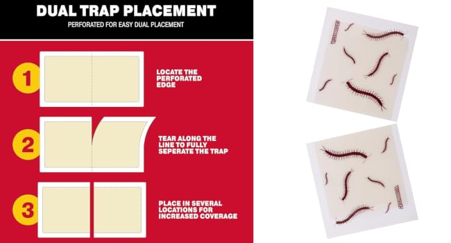 heavy duty centipede trap glue board