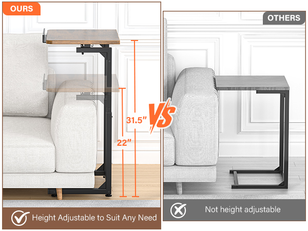 armrest tray table for couch