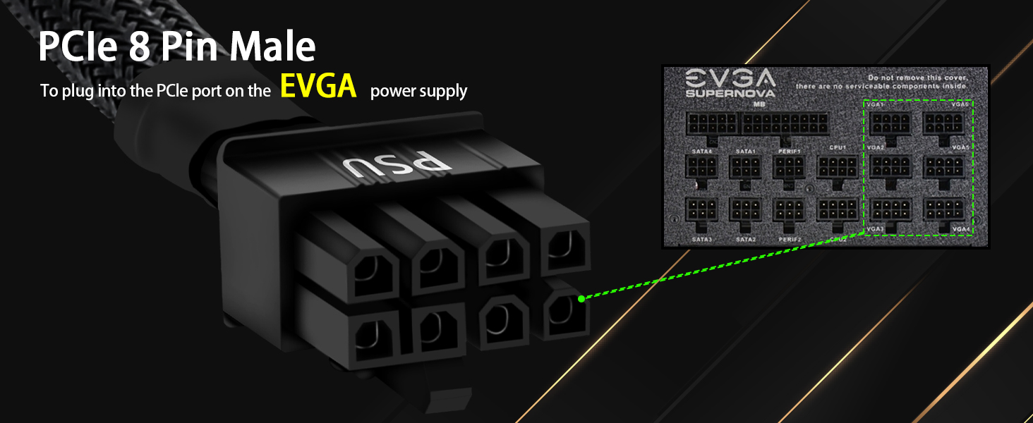 modular power supply cable