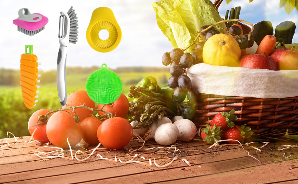 Fruit and Vegetable Brushes