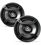 Pioneer F-Series TS-F1634R 6.5” 2-Way Speakers (Pair) – 200W Max, Balanced Sound + Smooth Treble,...