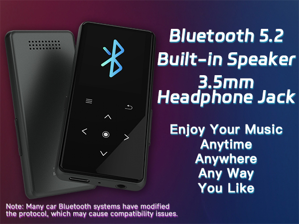 mp3 player with bluetooth