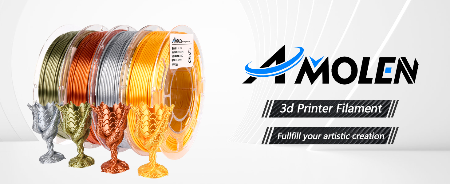 Silk PLA Filament 1.75mm 3D Printer filaments