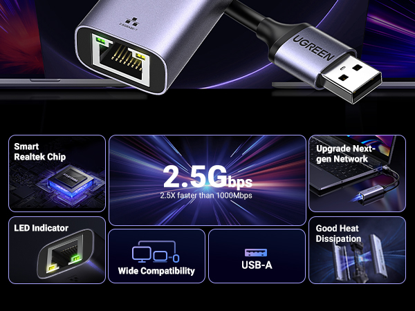 2.5Gb USB to Ethernet Adapter