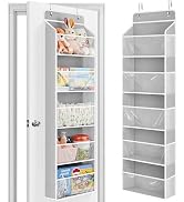 JARLINK Toy Stuffed Animal Storage, Over The Door Organizer W/Clear View Windows, 44lb Load, Baby...