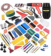 EHDIS Vinyl Wrap Tool Kit Window Tinting Tools with Heat Gun Vinyl Squeegee Razor Scraper Knife C...