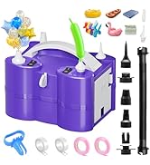 FLSEPAMB Electric Balloon Pump, 3-in-1 Portable Electric Air Balloon Blower Machine Balloon Pump ...