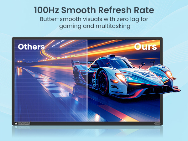 100Hz Smooth Refresh Rate