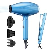 Beatslm Professional Hair Dryer, Diffuser Hair Dryer with Concentrator/Comb for Women, Blow Dryer...