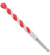 Diablo SPEEDemon Red Granite Carbide Tipped Hammer Drill Bit for Concrete, Masonry and Stone - 1/...