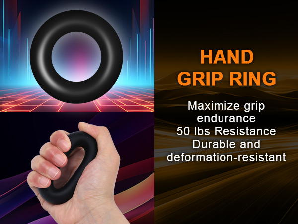 Grip Strength Trainer Kit, Hand Gripper Strengthener