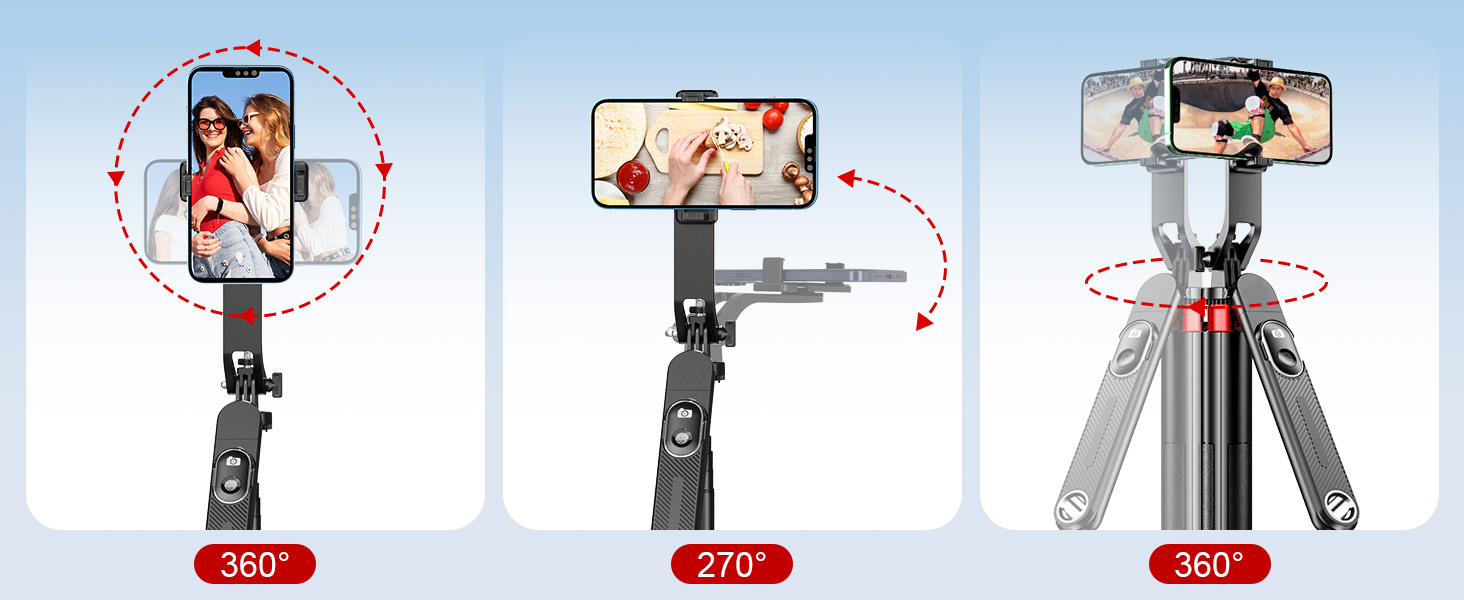 Huryfox Selfie Stick Phone Tripod