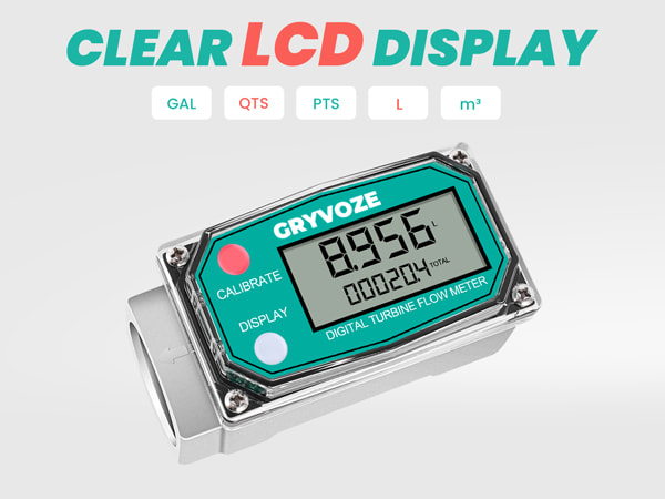 1in fuel meter LCD Display