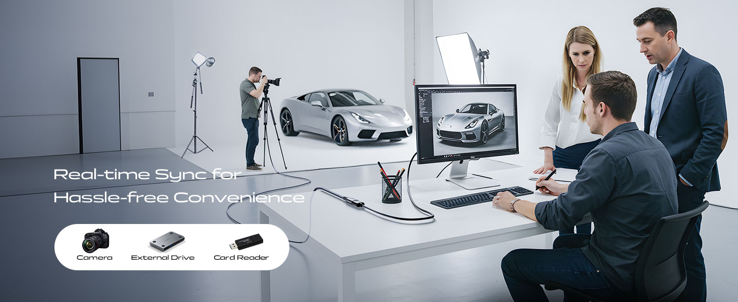 usb extension a black cable