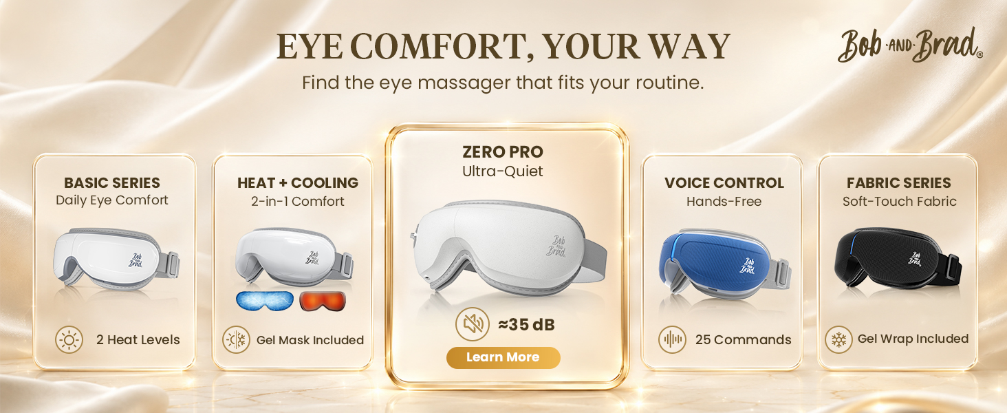 eye massager with heat and cooling
