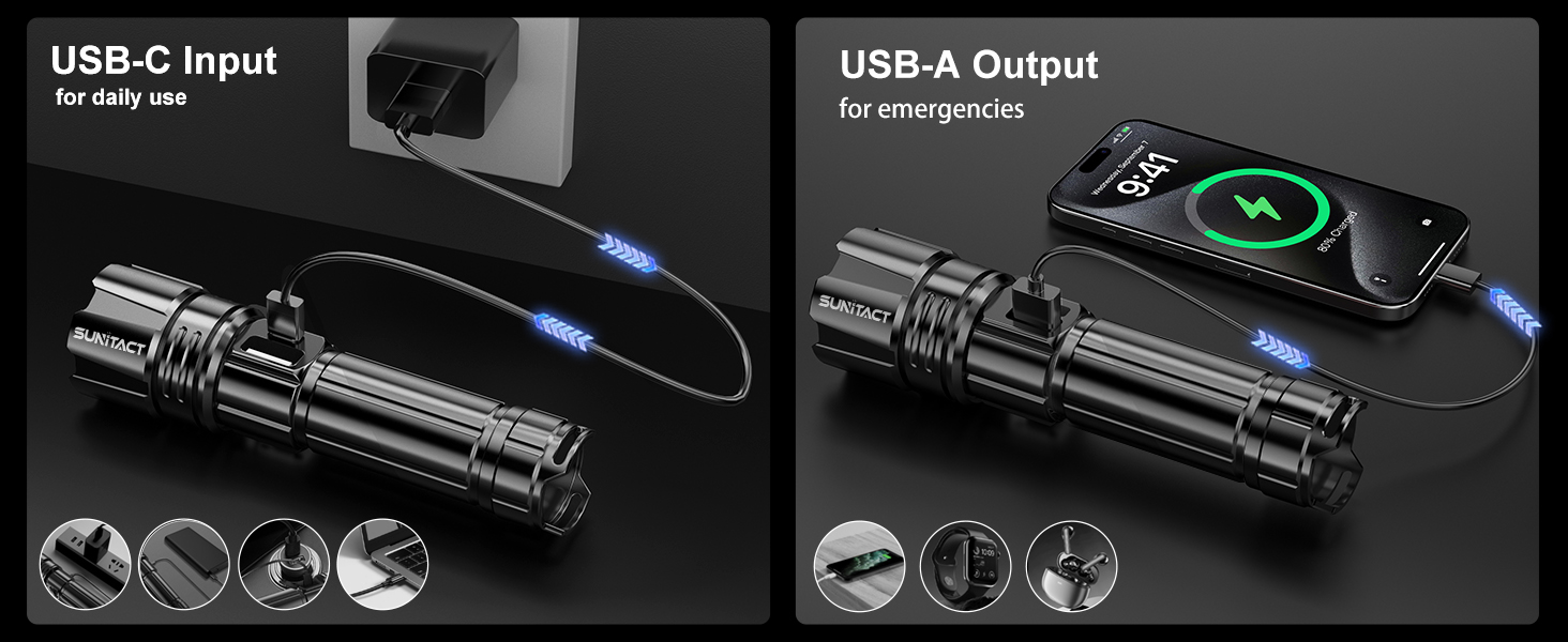 flashlight rechargeable