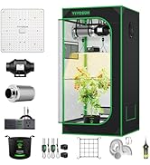 VIVOSUN Grow Tent Kit, 2 × 2ft 1-Plant System, WiFi-Controlled Grow System with Full Spectrum LED...