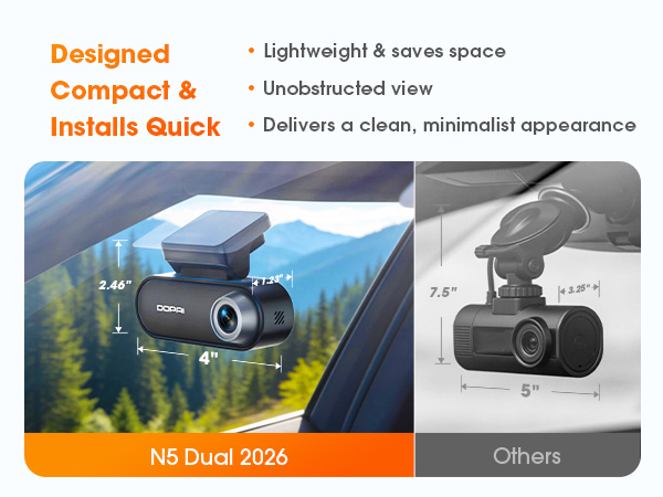 sleek dashcam