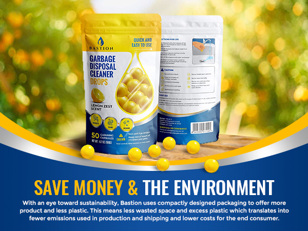 Bastion Garbage Disposal Cleaner Lemon Drops