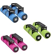 Yes4All Adjustable Dumbbell Hand Weights Set Of 2 Perfect for Women's Walking or Travel Exercise ...