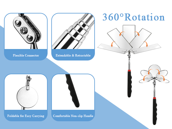 Telescoping Inspection Mirror