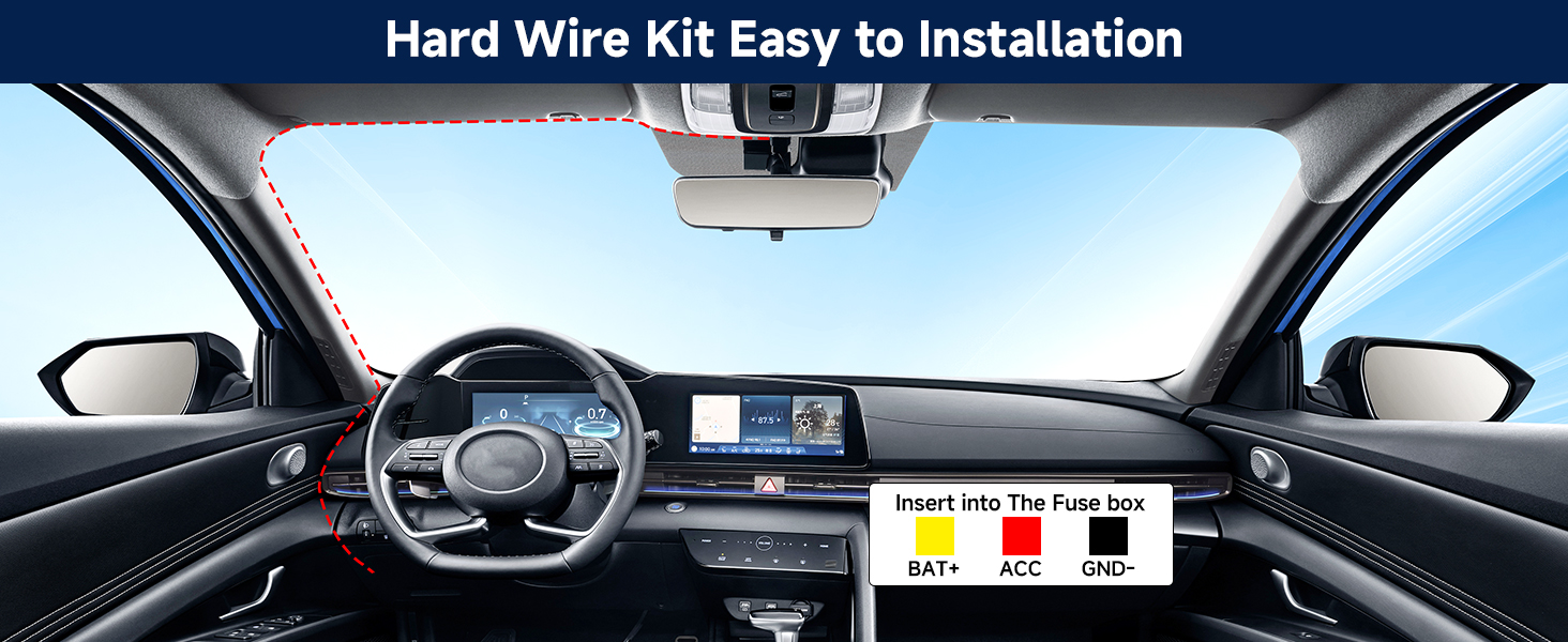 usbc dash cam hardwire kit